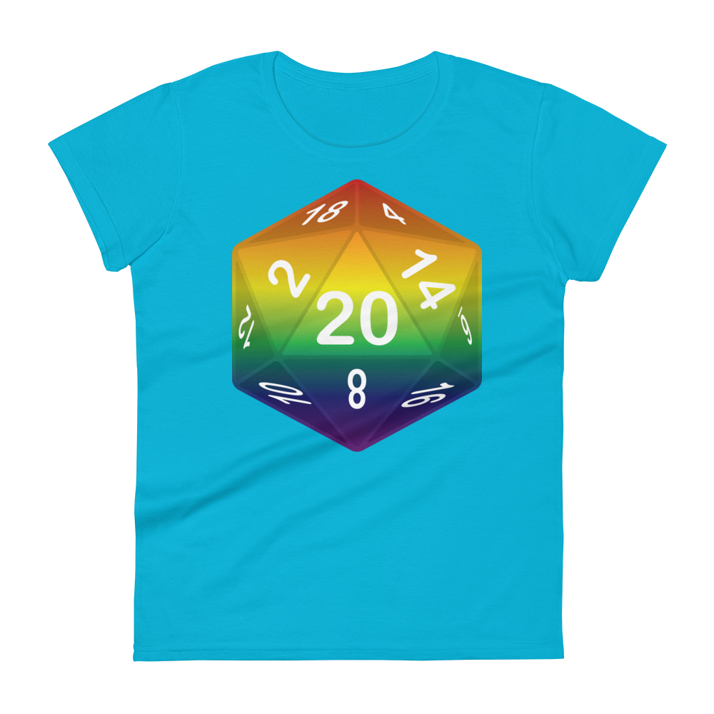 Pride Dice - Rainbow Women's short sleeve t-shirt