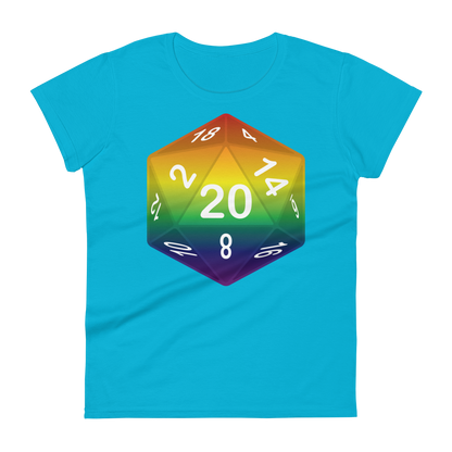 Pride Dice - Rainbow Women's short sleeve t-shirt