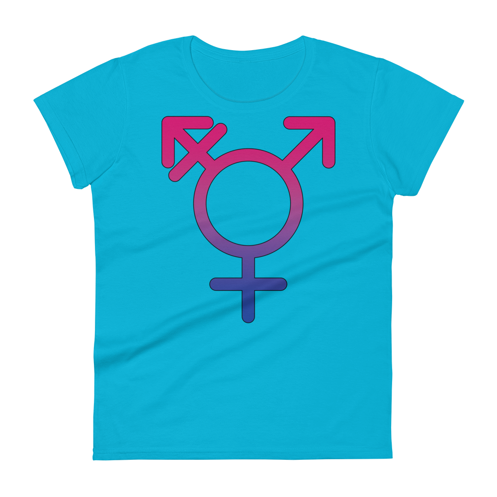 Transgender Symbol - Bisexual Pride Women's short sleeve t-shirt