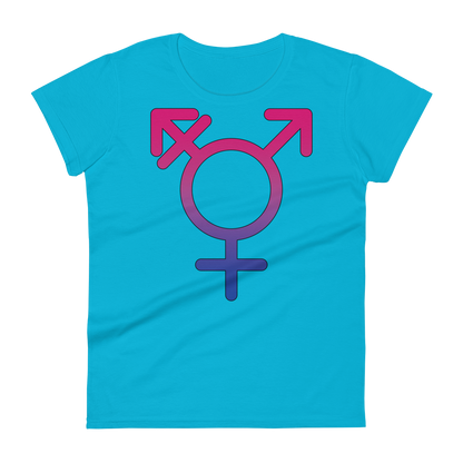 Transgender Symbol - Bisexual Pride Women's short sleeve t-shirt