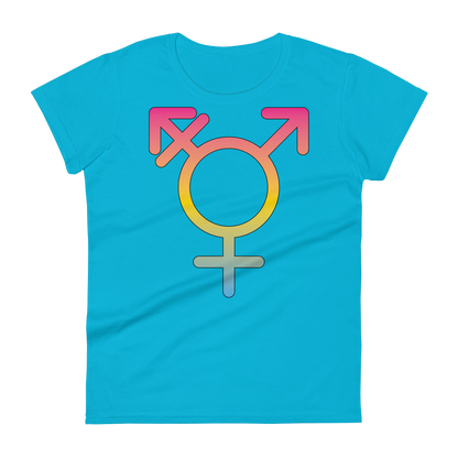 Transgender Symbol - Pansexual Pride Women's short sleeve t-shirt