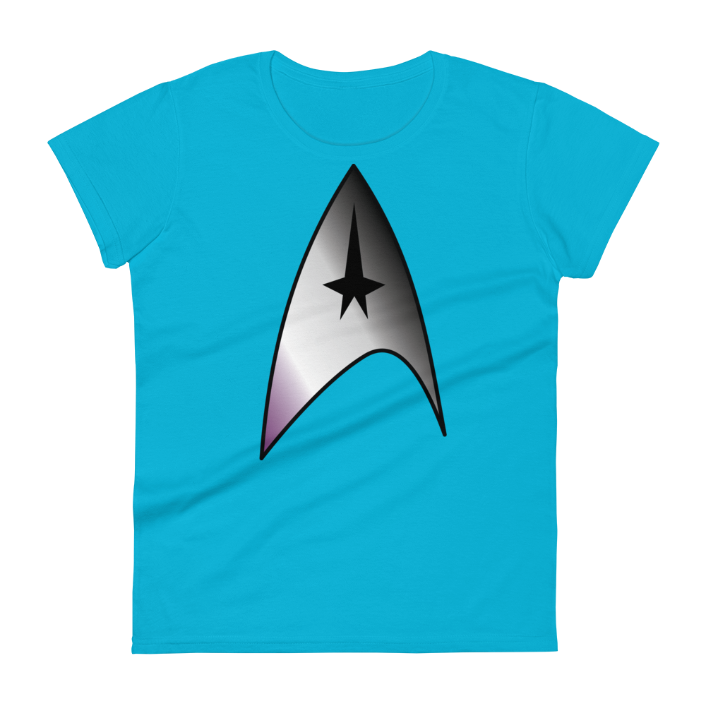 Starfleet Insignia - Asexual/Demisexual Pride Women's short sleeve t-shirt