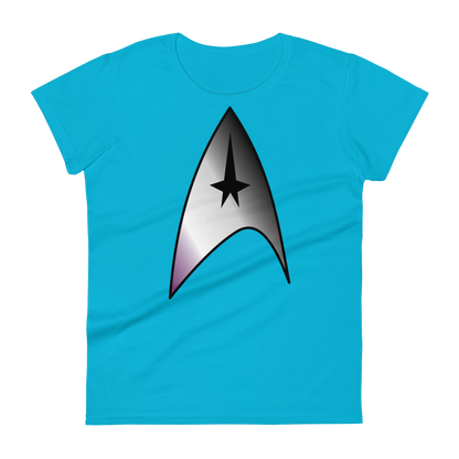 Starfleet Insignia - Asexual/Demisexual Pride Women's short sleeve t-shirt