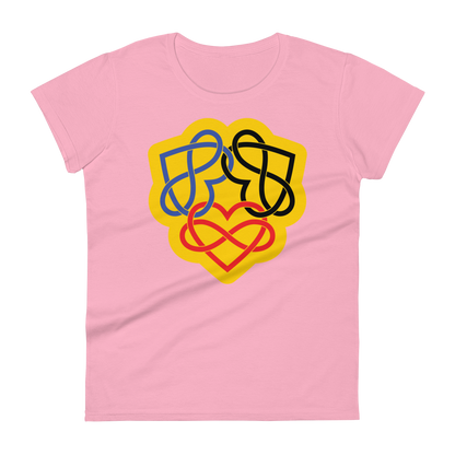 Poly Infinity Hearts Interlocked Women's short sleeve t-shirt