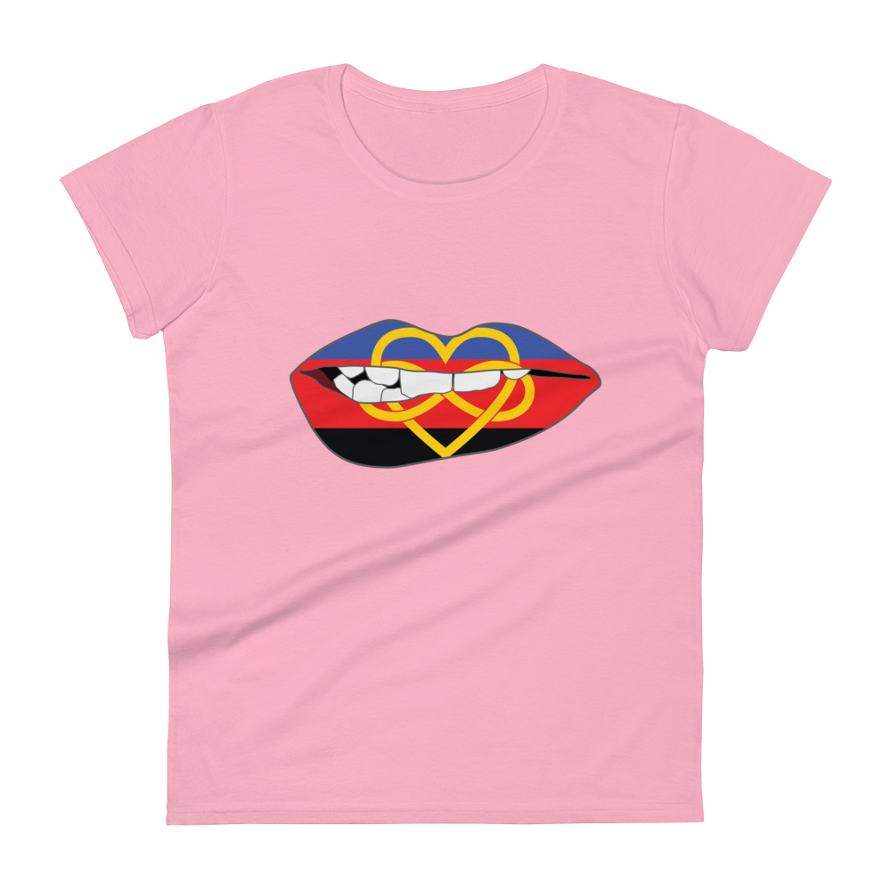 Biting Lips - Polyamory Flag Women's short sleeve t-shirt