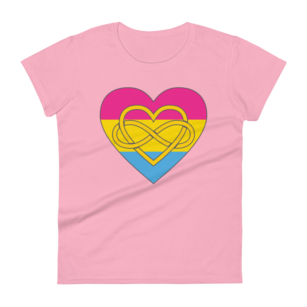 Polyamory Infinity Heart Pansexual Pride Women's short sleeve t-shirt