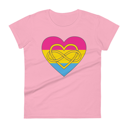 Polyamory Infinity Heart Pansexual Pride Women's short sleeve t-shirt