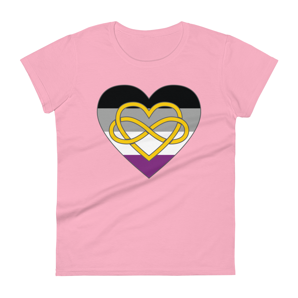 Polyamory Infinity Heart Asexual Pride Women's short sleeve t-shirt