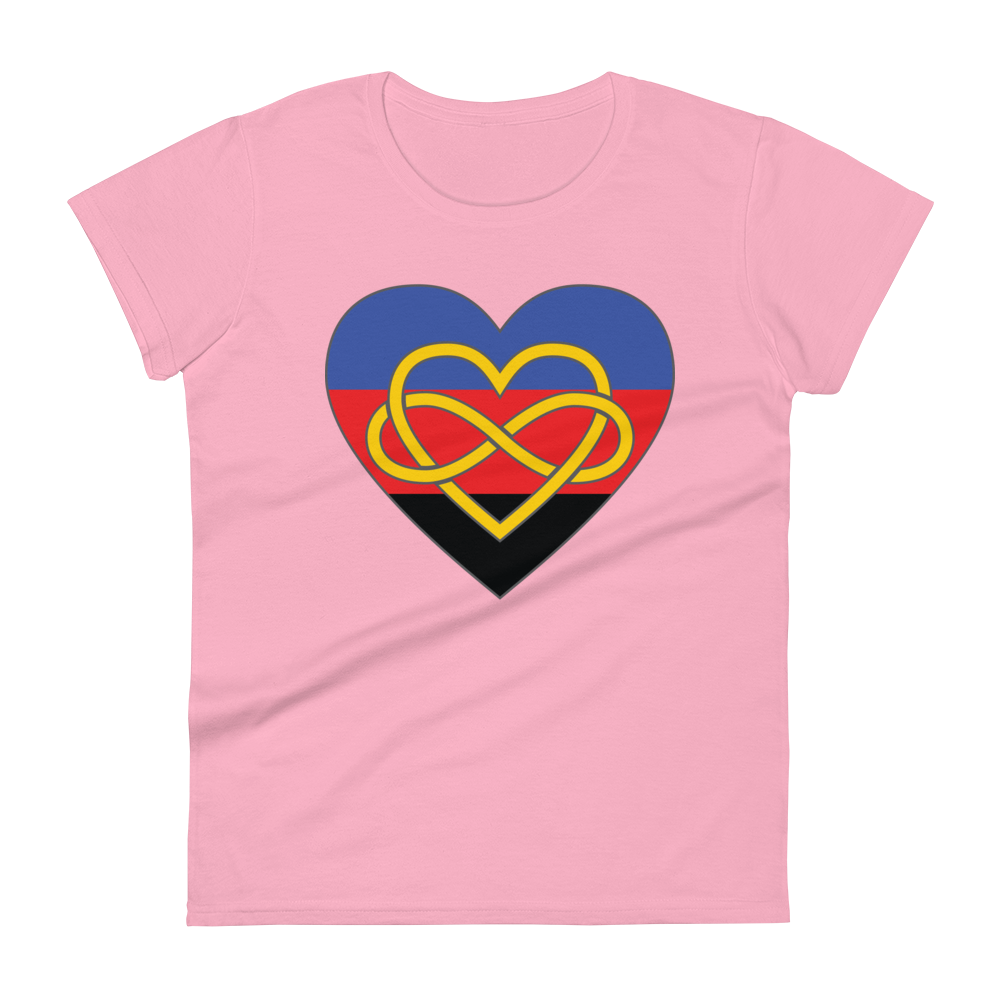 Polyamory Infinity Heart Pride Women's short sleeve t-shirt