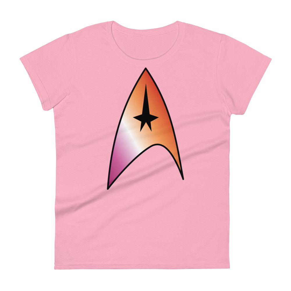 Starfleet Insignia - Lesbian Pride Women's short sleeve t-shirt