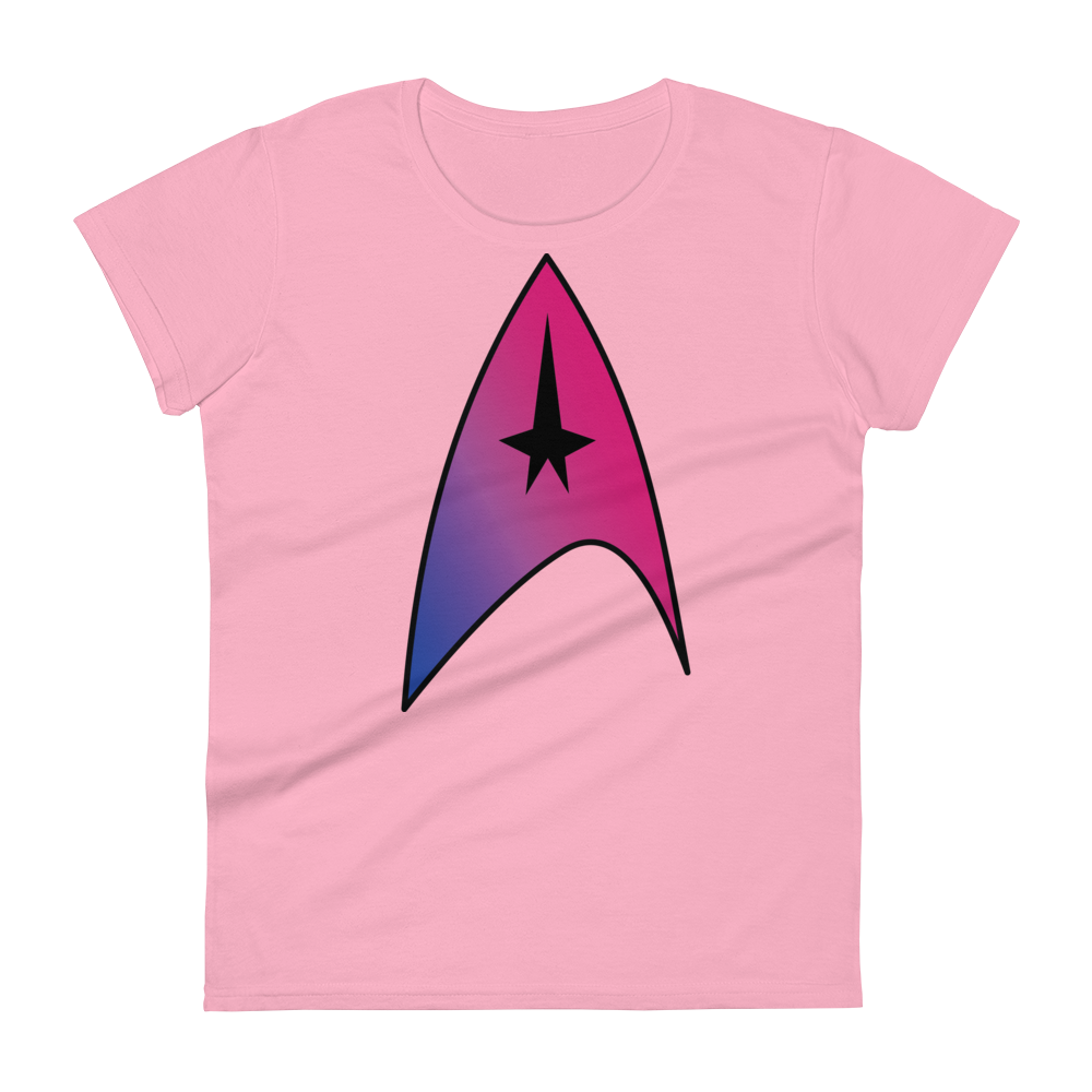 Starfleet Insignia - Bisexual Pride Women's short sleeve t-shirt