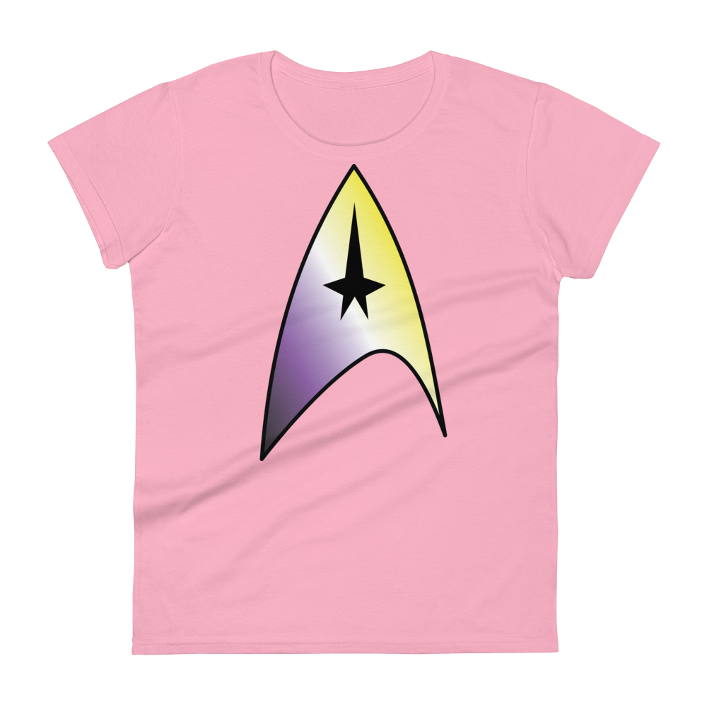 Starfleet Insignia - Non-binary Pride Women's short sleeve t-shirt