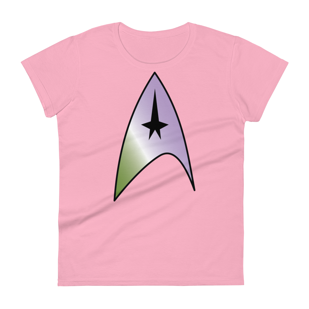 Starfleet Insignia - Genderqueer Pride Women's short sleeve t-shirt