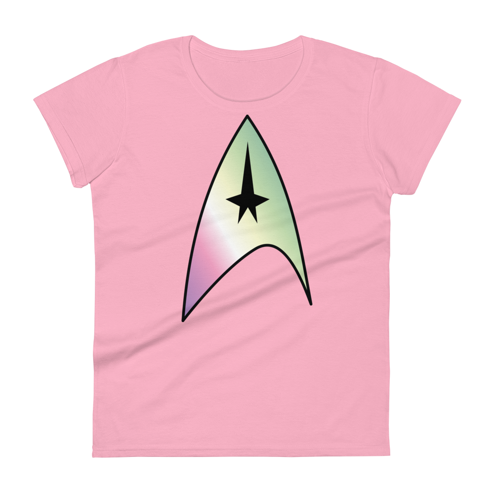 Starfleet Insignia - Genderfae Pride Women's short sleeve t-shirt