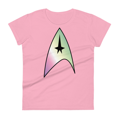 Starfleet Insignia - Genderfae Pride Women's short sleeve t-shirt