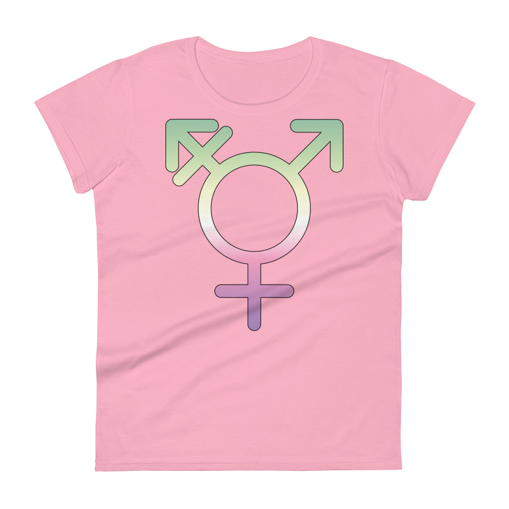 Transgender Symbol - Genderfae Pride Women's short sleeve t-shirt