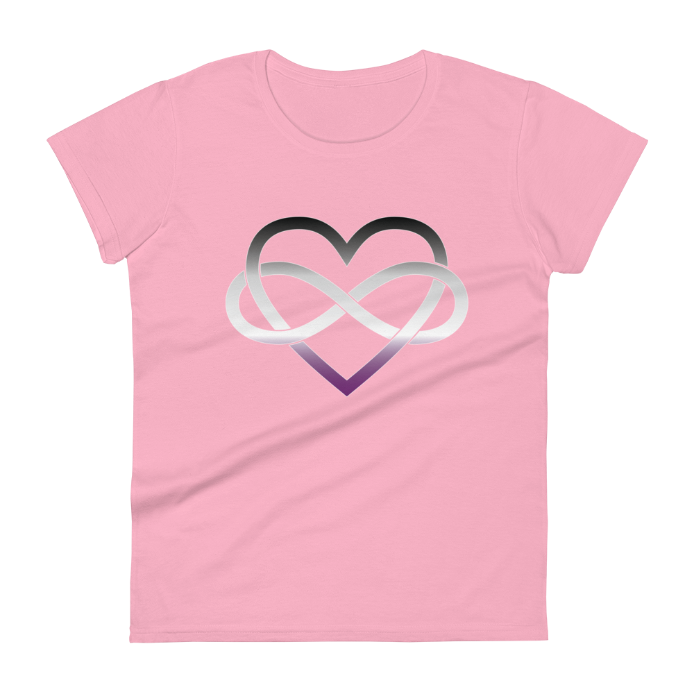 Polyamory Infinity Heart - Asexual/Demisexual Women's short sleeve t-shirt