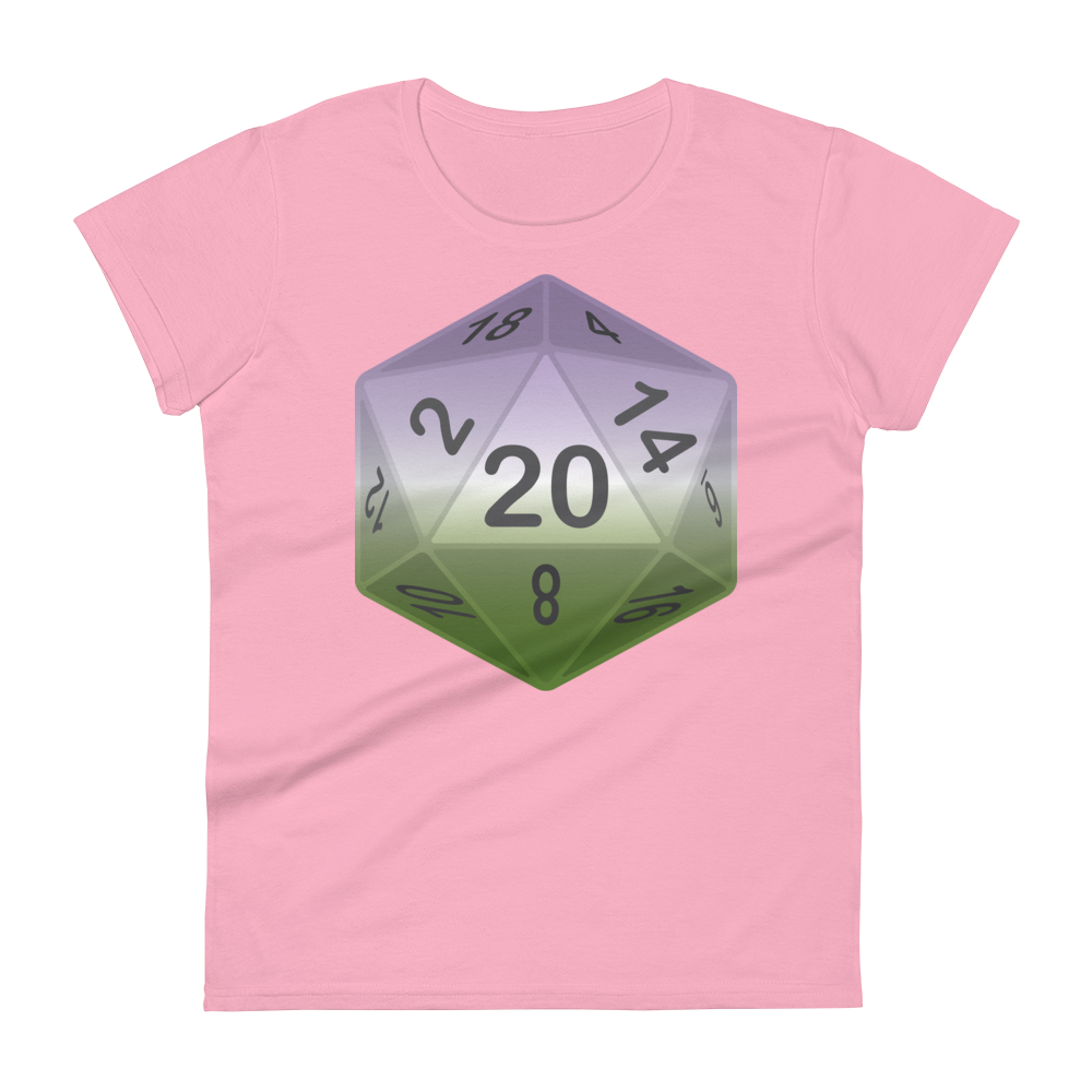 Pride Dice - Genderqueer Women's short sleeve t-shirt