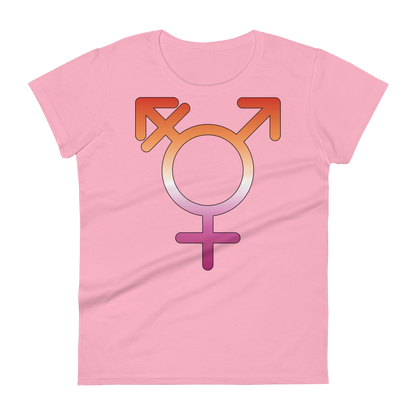 Transgender Symbol - Lesbian Pride Women's short sleeve t-shirt