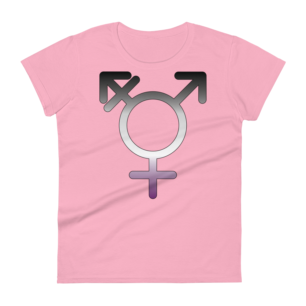 Transgender Symbol - Asexual/Demisexual Pride Women's short sleeve t-shirt