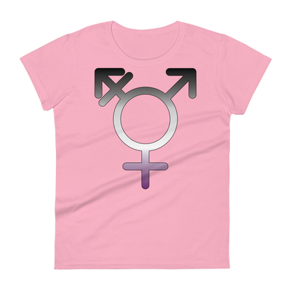 Transgender Symbol - Asexual/Demisexual Pride Women's short sleeve t-shirt