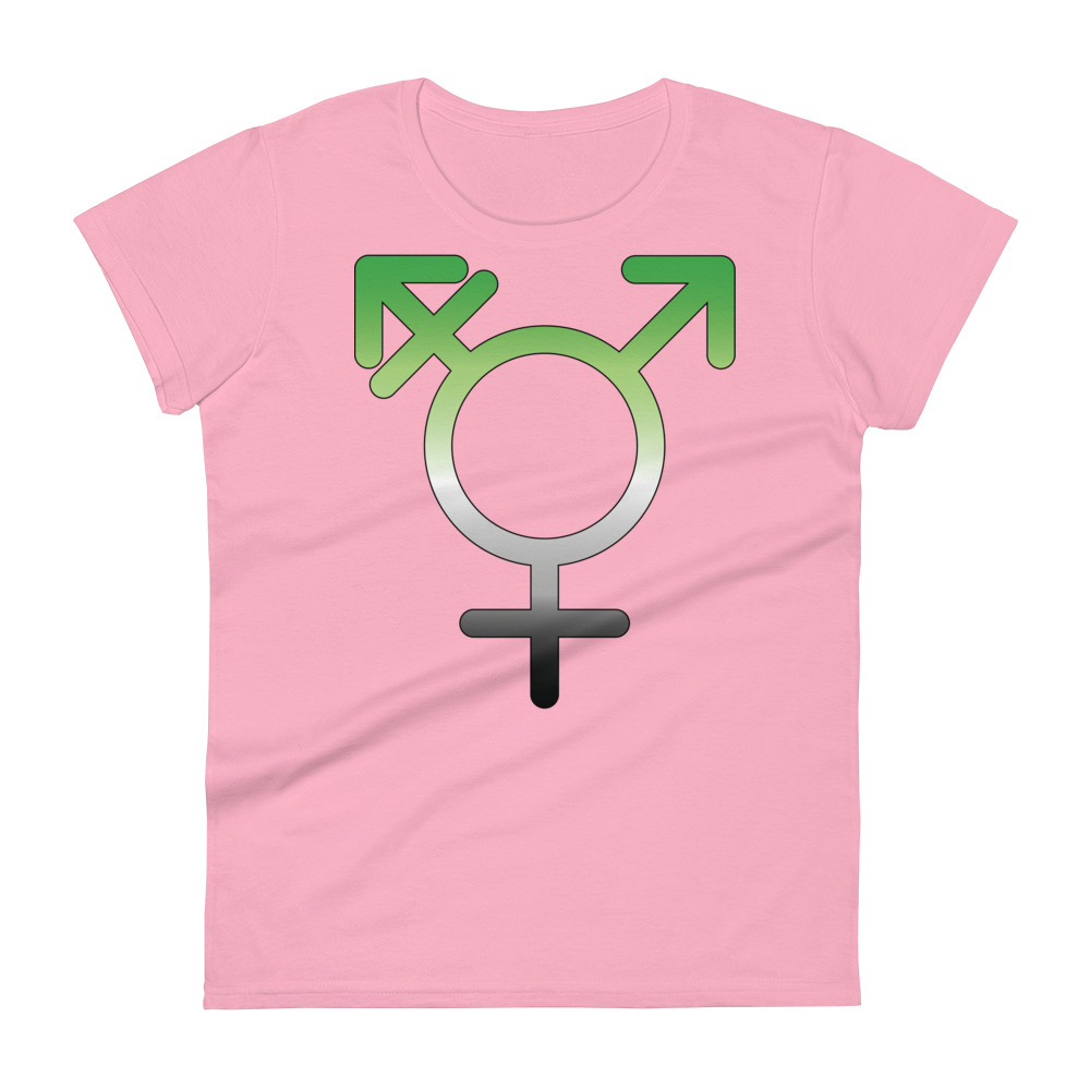 Transgender Symbol - Aromantic Pride Women's short sleeve t-shirt