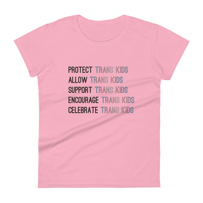 Support Trans Kids Women's short sleeve t-shirt