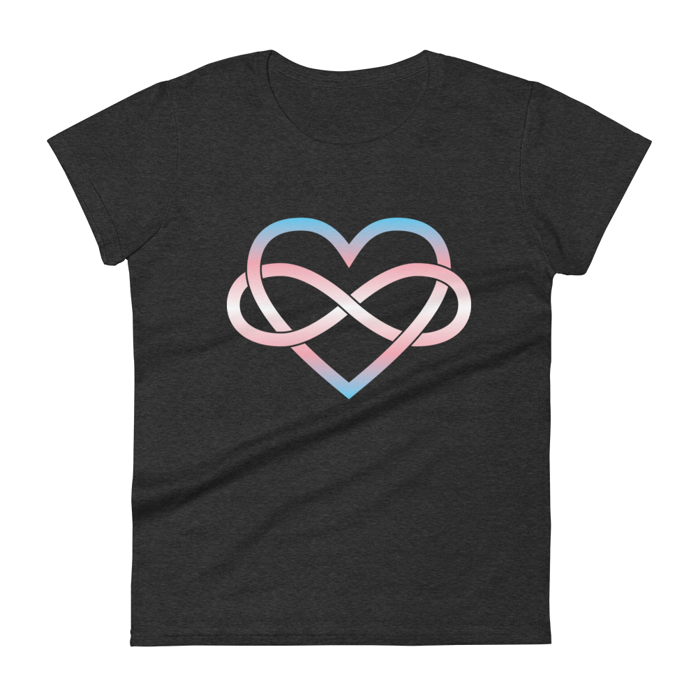 Polyamory Infinity Heart - Trans Women's short sleeve t-shirt