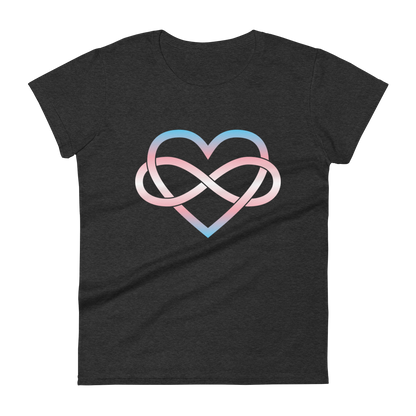 Polyamory Infinity Heart - Trans Women's short sleeve t-shirt