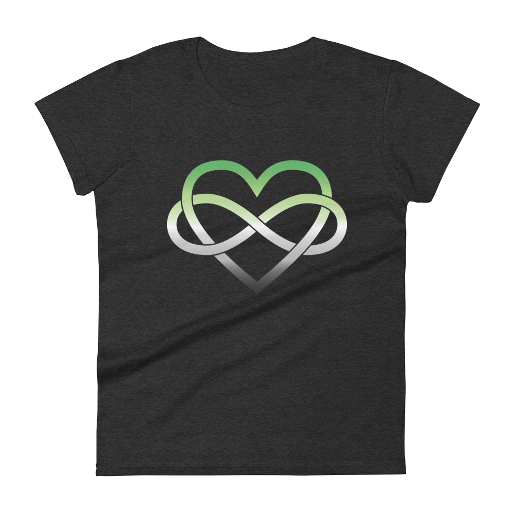 Polyamory Infinity Heart - Aromantic Women's short sleeve t-shirt