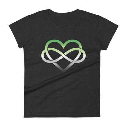 Polyamory Infinity Heart - Aromantic Women's short sleeve t-shirt