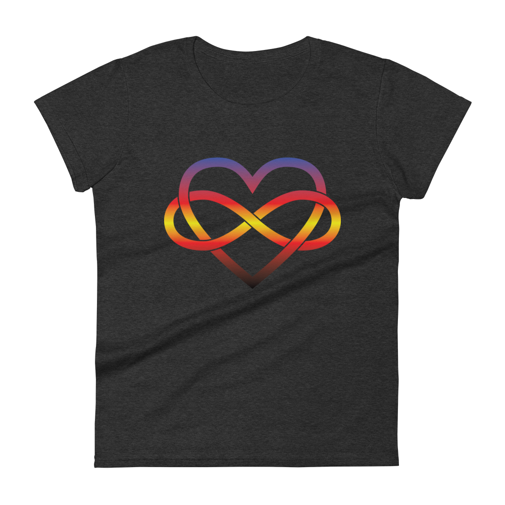 Polyamory Infinity Heart - Polyamory Women's short sleeve t-shirt