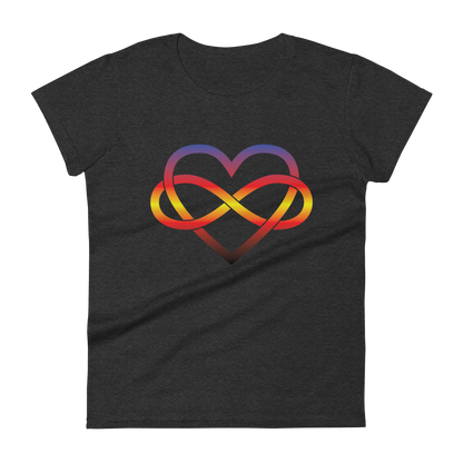 Polyamory Infinity Heart - Polyamory Women's short sleeve t-shirt