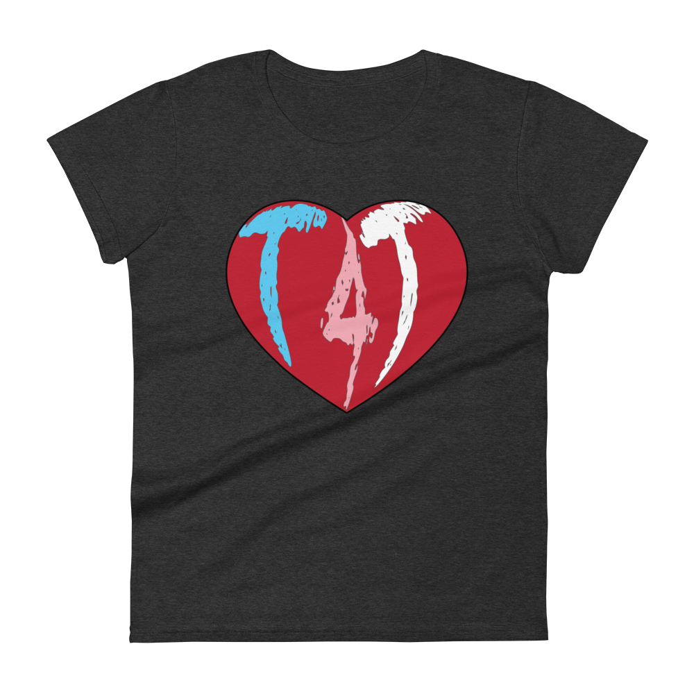 T4T Heart Women's short sleeve t-shirt