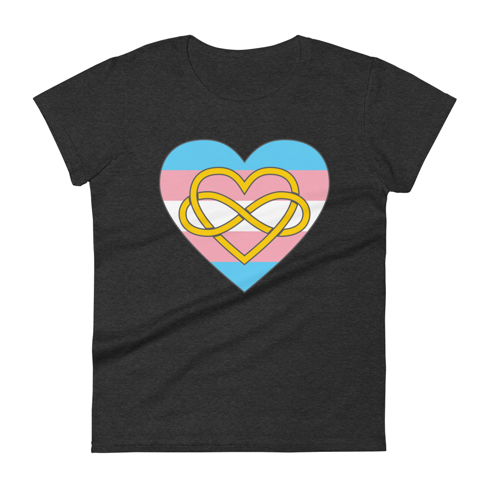 Polyamory Infinity Heart Trans Pride Women's short sleeve t-shirt