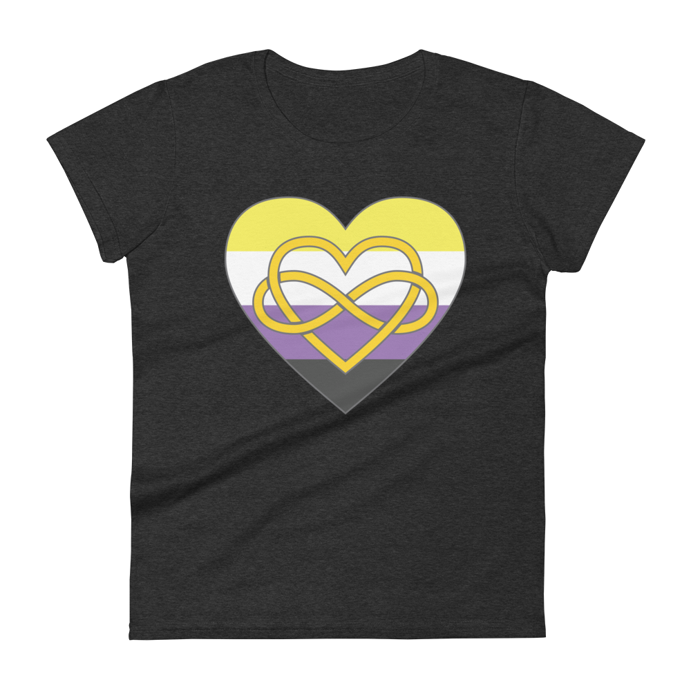 Polyamory Infinity Heart Non-binary Pride Women's short sleeve t-shirt