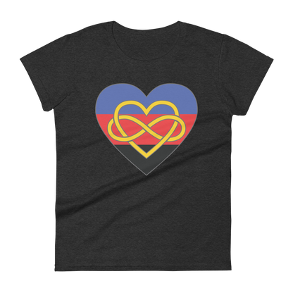 Polyamory Infinity Heart Pride Women's short sleeve t-shirt