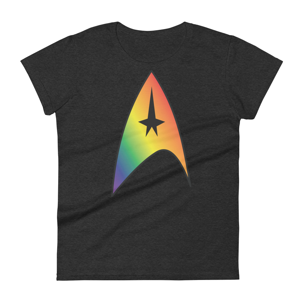 Starfleet Insignia - Rainbow Pride Women's short sleeve t-shirt