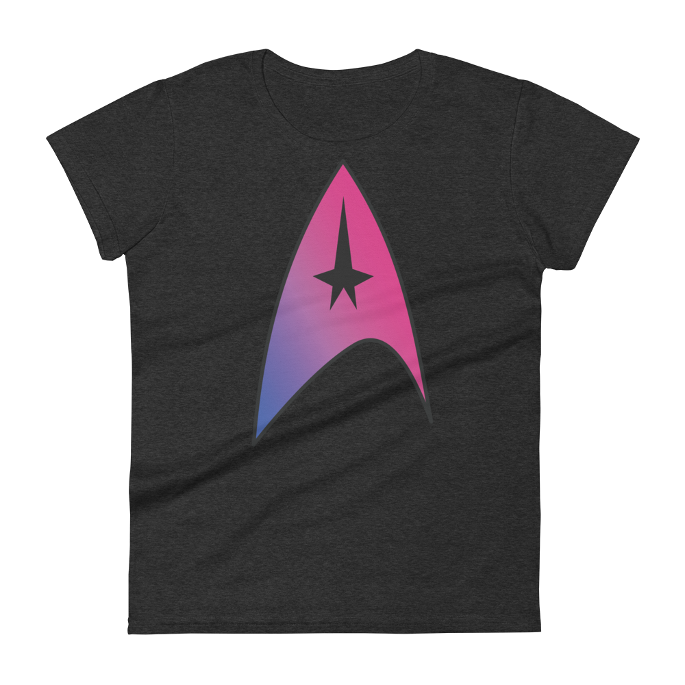 Starfleet Insignia - Bisexual Pride Women's short sleeve t-shirt