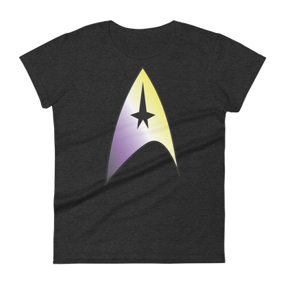 Starfleet Insignia - Non-binary Pride Women's short sleeve t-shirt