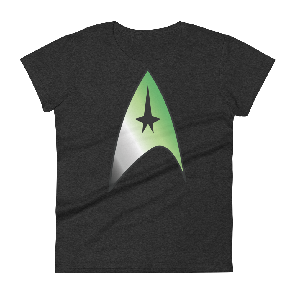 Starfleet Insignia - Aromantic Pride Women's short sleeve t-shirt