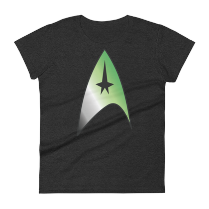 Starfleet Insignia - Aromantic Pride Women's short sleeve t-shirt