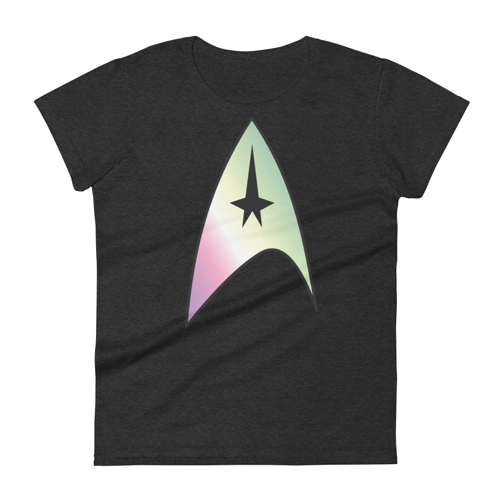 Starfleet Insignia - Genderfae Pride Women's short sleeve t-shirt