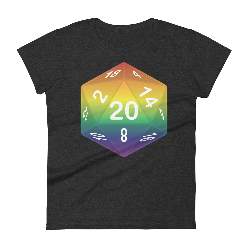 Pride Dice - Rainbow Women's short sleeve t-shirt