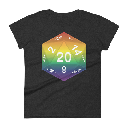 Pride Dice - Rainbow Women's short sleeve t-shirt