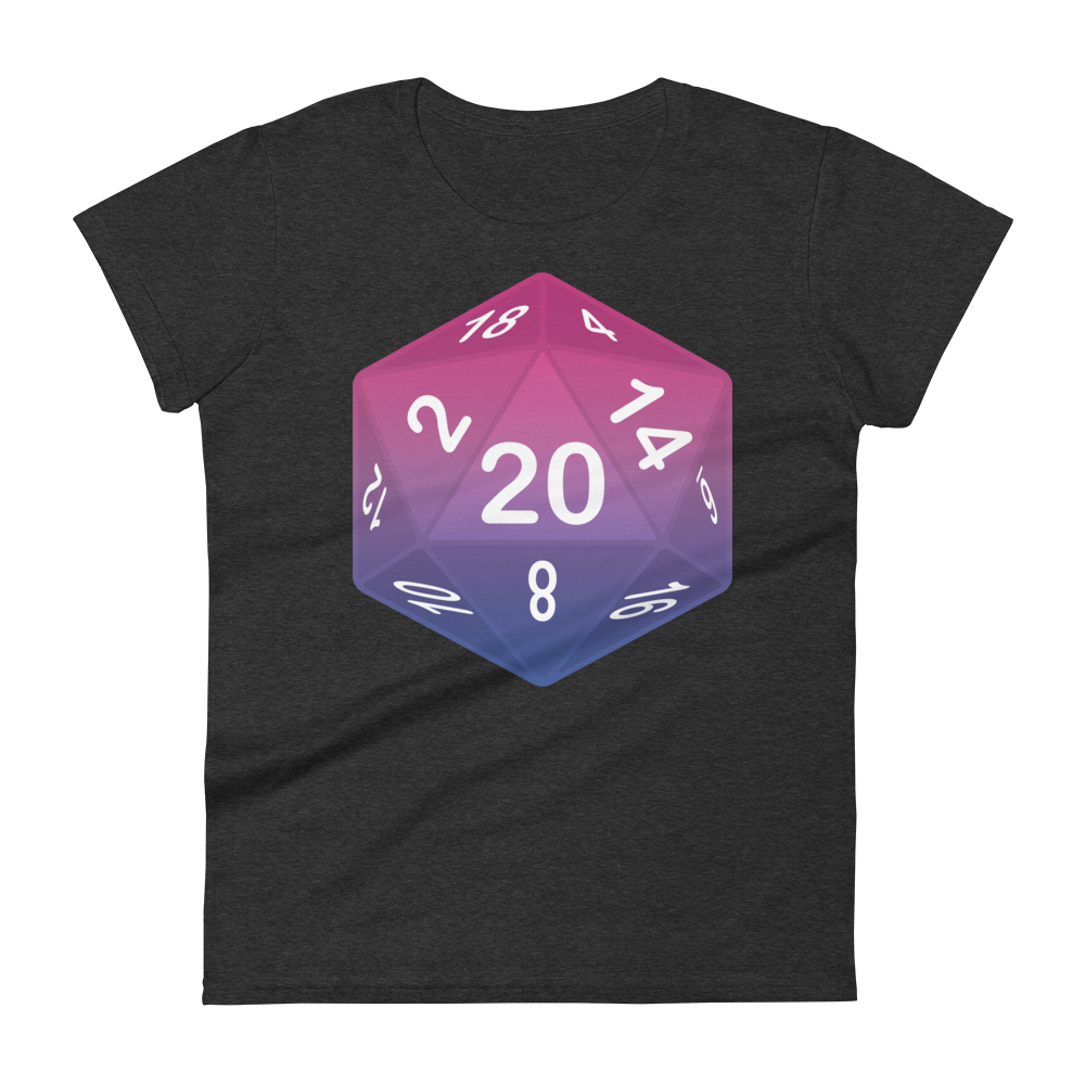 Pride Dice - Bisexual Women's short sleeve t-shirt