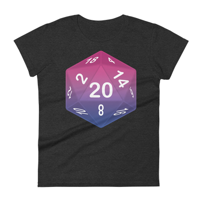 Pride Dice - Bisexual Women's short sleeve t-shirt