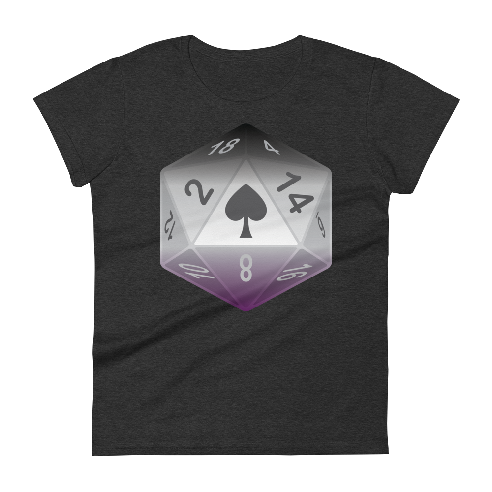 Pride Dice - Asexual Women's short sleeve t-shirt