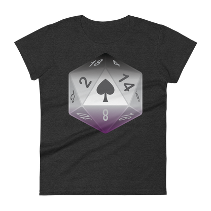 Pride Dice - Asexual Women's short sleeve t-shirt