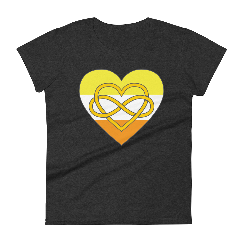 Polyamory Infinity Heart Maverique Pride Women's short sleeve t-shirt